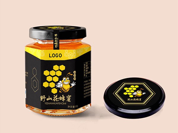 蜂蜜罐头标签